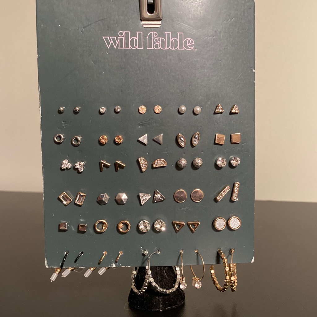Wild Fable Women's Multi-Color Earring Set 30 Pairs Of Earrings!